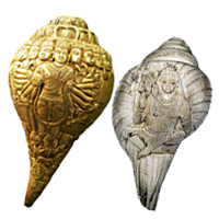 Carved Shankh