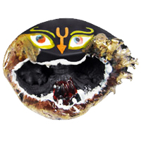 Painted Narsimha Shaligram