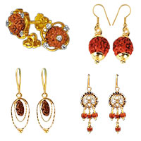 Rudraksha Earrings