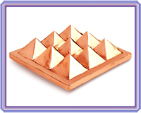 9 Pyramid Vastu plate
